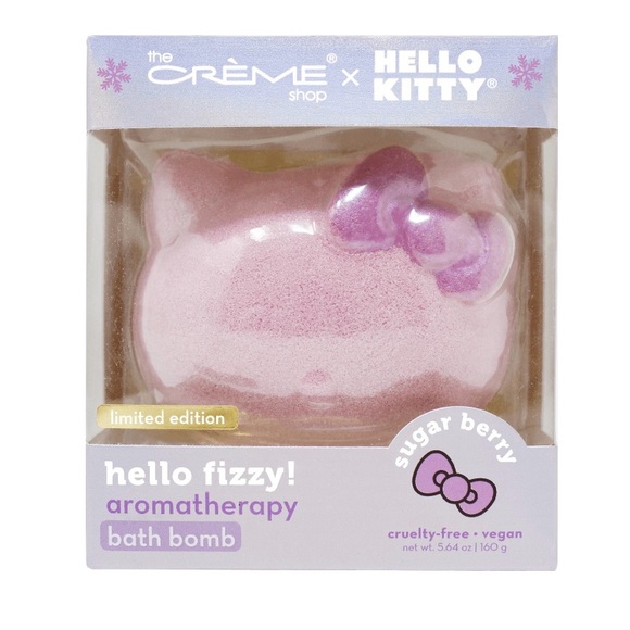 ✨The Crème Shop x Hello Kitty Hello Fizzy! Aromatherapy Bath Bomb Sugar Berry✨ - Picture 3 of 6